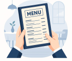 بناء منيوهات مطاعم