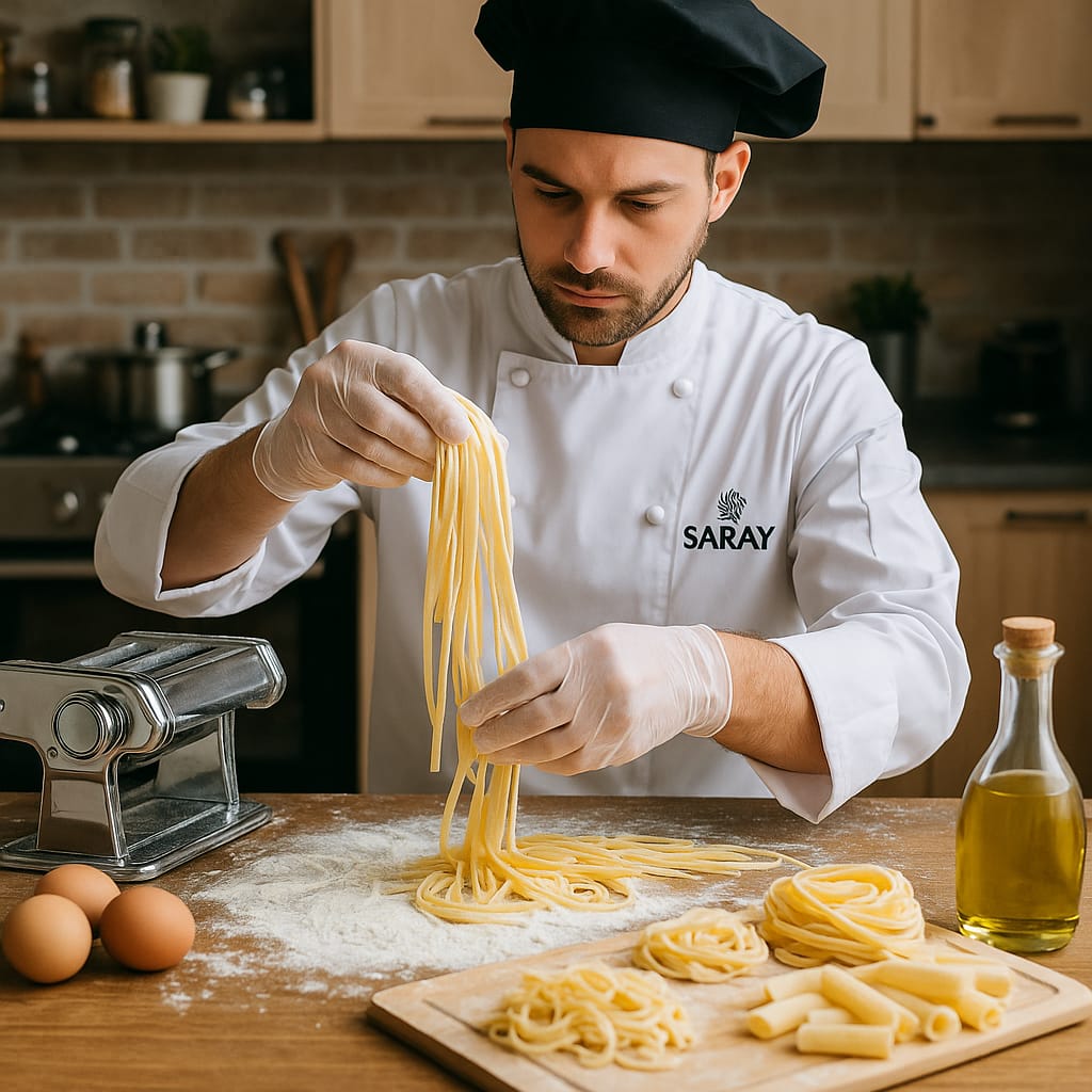 ورشة صناعة الباستا